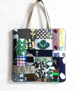 ミナペルホネン　パッチワーク☓ちょうちょミニトートバッグ