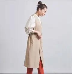 UNITED ARROWS ライトグレー ロングベスト