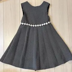 ノースリーブワンピース 120cm チェック柄