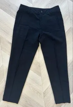 【コムサモデルズ】ストレートパンツ 黒 レディース XS