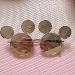 ミッキー型ミラーレンズサングラス