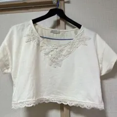 earth music & ecology アイボリー 半袖Tシャツ