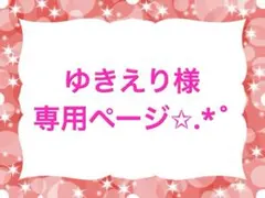 ゆきえり様専用ページ✩.*˚