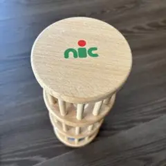 ニック社　NIC　ドラム玉落とし　知育玩具　木のおもちゃ