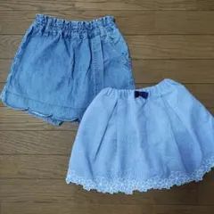 女の子 130 まとめ売り エニィファム キュロット 春服