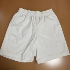 【未使用品】タグなし　GU ショートパンツ　白