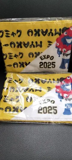 【新品2個】関西万博　ミャクミャク✕阪神タイガース　マフラータオル　希少