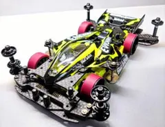 ミニ四駆 完成品 MSフレキ デュアルリッジ 蛍光イエロー デュアルリッジJr.のサムネイル