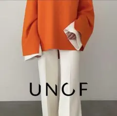 【新品タグ付き】UNOF KNIT PANTS サイズS ふじあみ　ニットパンツ KNIT PANTS – UNOF