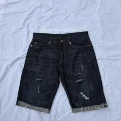 Armani Exchange デニム ダメージデニムショートパンツ 32