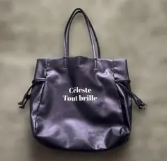 Céleste Tout brille トートバッグ ブラックのサムネイル
