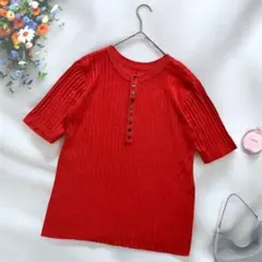 ヘンリーネック ニット