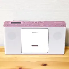 SONY 　ソニー　CDラジオ　ZS-E80 ピンク　薄型コンパクト 20年製 Amazon.co.jp: ソニー CDラジオ ZS-E80 : FM/AM/ワイドFM対応