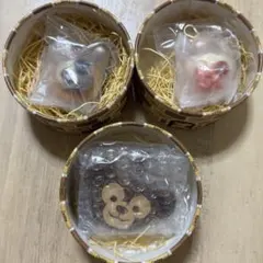 超希少！　Q-pot 東京ディズニーシー 15周年　ダッフィー　3点セット★ 超希少！ Q-pot 東京ディズニーシー 15周年 ダッフィー 3点