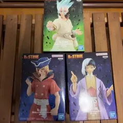 Dr.STONE 石神千空 七海龍水 あさぎりゲン フィギュア 3種セット