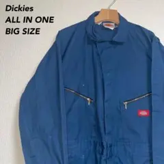 お*っ様 《ワンポイントロゴ》DickiesディッキーズオールインワンツナギW4