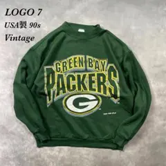vintage USA製90sスウェットNFLグリンベイパッカーズAC26のサムネイル