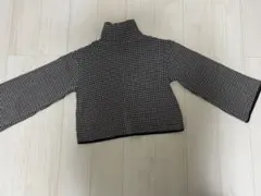 ハイネックニット ブラック・ホワイト