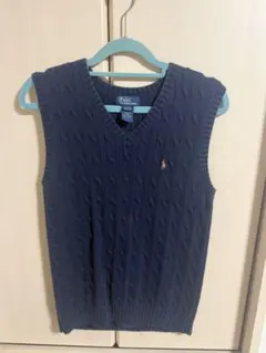 Polo by Ralph Lauren ネイビー Vネック ベスト