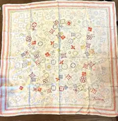 Louis Vuitton 花柄シルクスカーフ