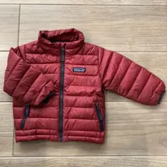 パタゴニア ダウンジャケット 赤 6-12M 80