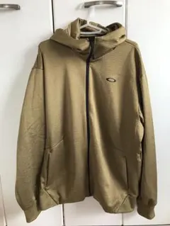 オークリー Oakley カーキ フルジップフーディ JPN XL 美品