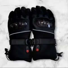 電熱防寒グローブ 手袋 ヒーター 裏起毛 バイク 自転車 登山 訳あり大特価！