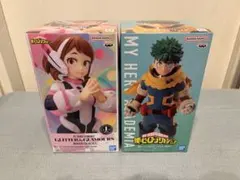僕のヒーローアカデミア フィギュア　緑谷出久 麗日お茶子　2点セット