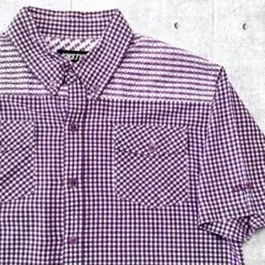 KIKS TYO ギンガムチェック ヨーク切替 シャツ キックスティーワイオー