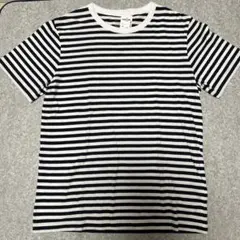 ストライプ 半袖Tシャツ 白黒　レディースMサイズ