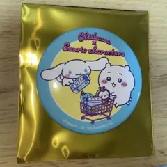 ちいかわ×サンリオキャラクターズ　スーパーマーケットな缶バッジ　ちいかわ　シナモ
