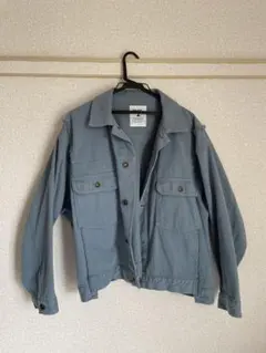 【niko and...】カツラギハギホヅジャケット ライトブルー