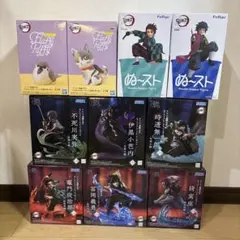 鬼滅の刃 フィギュア まとめ売り 炭治郎　猗窩座　冨岡義勇　伊黒　不死川　無一郎