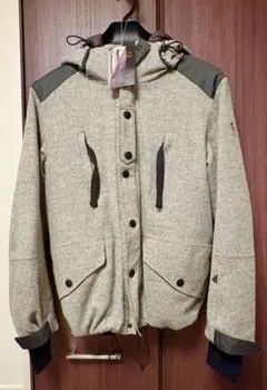 美品　MONCLER グルノーブル メンズ　ヘリンボーン ダウンジャケット 極暖