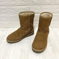 ムートンブーツ S キャメル ボアブーツ 防寒 冬靴 ショート丈 レディース