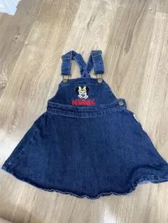 Disney ミニー デニム ジャンパースカート 90-95cm