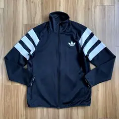 XXLアディダスadidasブラック黒トラックジャケットジャージ