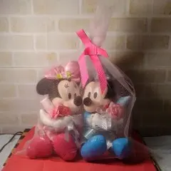 電報　ディズニー　ミッキー　ミニー　ぬいぐるみ