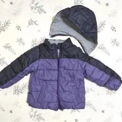 Bebe リバーシブル　コート　パープル　グレー