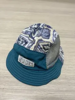 NUOM バケットハット メッシュ切替 ブルー系　トレラン