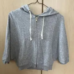 グレー パーカー スウェット レースのサムネイル