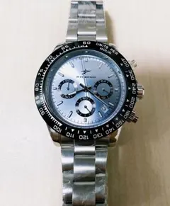 【新品】オマージュデザイン アイスブルー文字盤 クロノグラフ メンズ腕時計のサムネイル