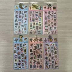 トゥントゥントゥンサフール ・ステッカー・シール　6枚セット