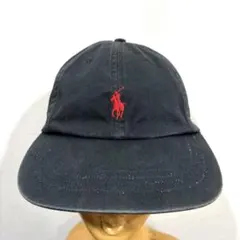 フェード POLO RALPH LAUREN 黒 ポロ ラルフローレン キャップ