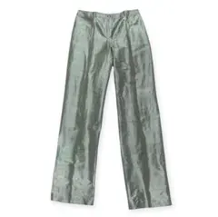 00s emporio armani レーヨン×リネン×シルク ワイドスラックス - メルカリ