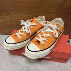 美品◎コンバース チャックテイラー オレンジ 23cm