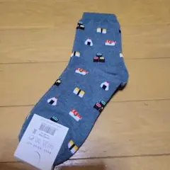 寿司柄 グレーソックス