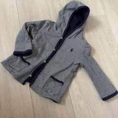 ポロ　ラルフローレン　リバーシブル　カーデガン　ストライプ フード付き　パーカー