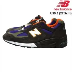 【美中古品】New Balance 990v2 ダークブラウン/パープル 美中古品】New Balance 990v2 ダークブラウン/パープル New
