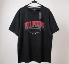 SALE⭐︎新品⭐︎TOMMY HILFIGER ブラックロゴ Tシャツ メンズXL